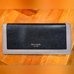 Kate Spade Black and Gray/Taupe Wallet